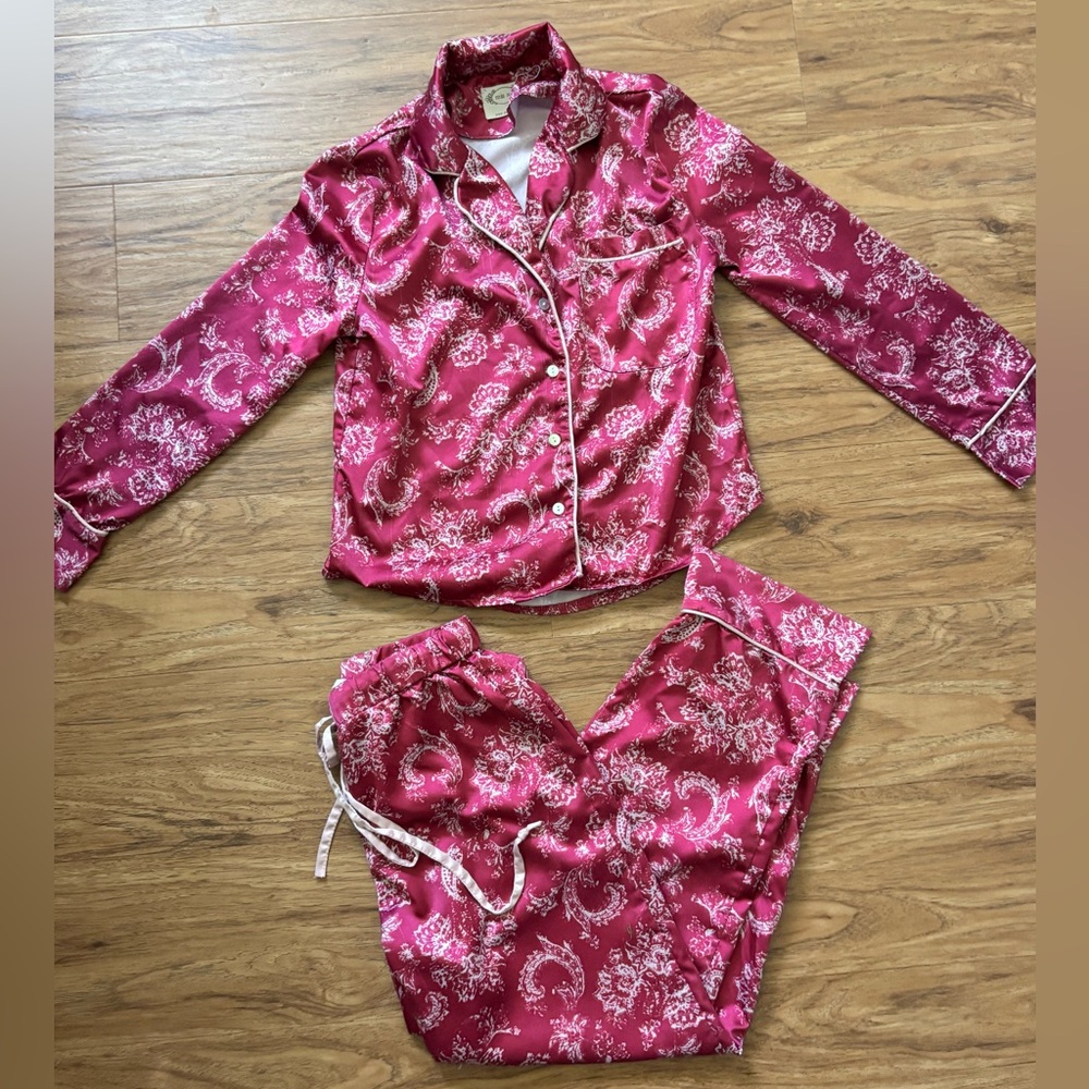 Mia Joy Girls’ Satin Pajama Set – Size 7